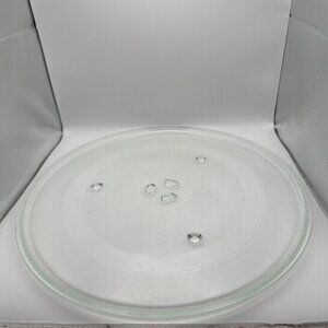 Clear Glass Microwave Turntable Plate Replacement 14 inch plate Y40 1500